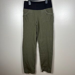Prana Olive Green Jogger Pants | Women’s Size Small | Athletic Casual 32” Inseam